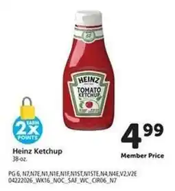 Safeway Heinz Ketchup offer