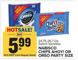 Food Lion Nabisco Chips Ahoy! or Oreo Party Size offer