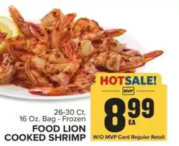 Food Lion FOOD LION COOKED SHRIMP offer