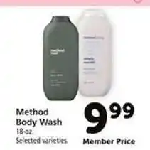 Safeway Method Body Wash offer