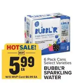Food Lion Bubbl'r sparkling water offer