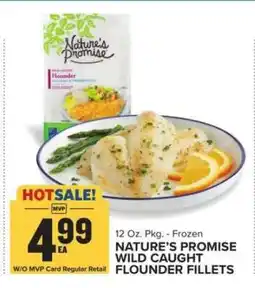 Food Lion NATURE’S PROMISE WILD CAUGHT FLOUNDER FILLETS offer