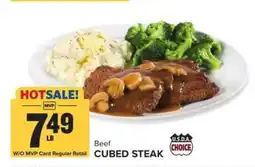 Food Lion Beef Cubed Steak offer