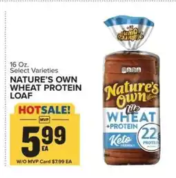 Food Lion Nature's Own Wheat Protein Loaf offer