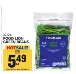 Food Lion FOOD LION GREEN BEANS offer