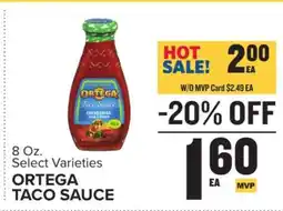 Food Lion Ortega Taco Sauce offer