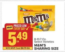 Food Lion M&M's Sharing Size offer