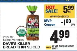 Food Lion Dave's Killer Bread Thin Sliced offer