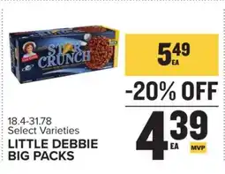 Food Lion Little Debbie Big Packs offer