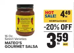 Food Lion Mateo's Gourmet Salsa offer