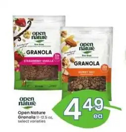 Albertsons Open Nature Granola offer