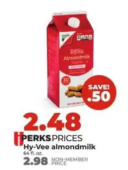 Hy-Vee Hy-Vee Almondmilk offer