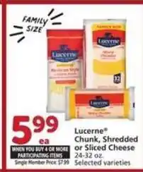 Albertsons Lucerne Cheese offer