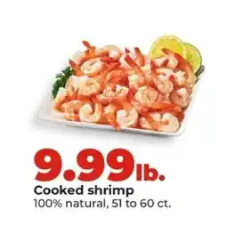 Hy-Vee Cooked Shrimp offer