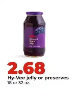 Hy-Vee Hy-Vee jelly or preserves offer