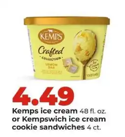Hy-Vee Kemps Ice Cream offer