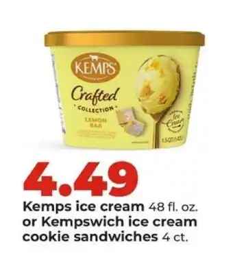 Hy-Vee Kemps Ice Cream offer