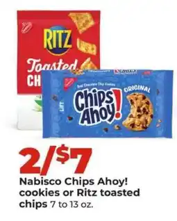 Hy-Vee Nabisco Chips Ahoy! Cookies or Ritz Toasted Chips offer