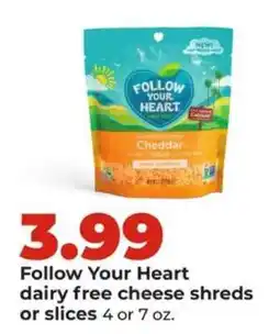 Hy-Vee Follow Your Heart dairy free cheese offer