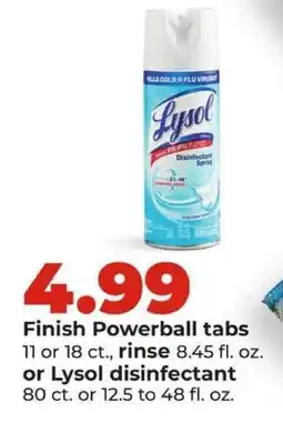 Hy-Vee Lysol disinfectant offer
