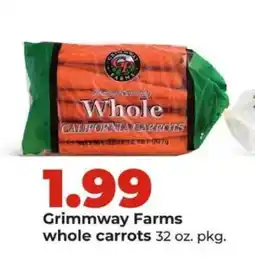 Hy-Vee Grimmway Farms whole carrots offer