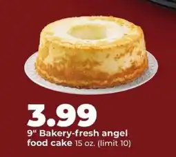 Hy-Vee Bakery fresh angel food cake offer