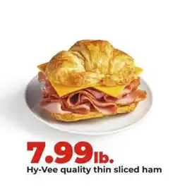 Hy-Vee Hy-Vee quality thin sliced ham offer