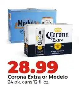Hy-Vee Corona Extra or Modelo offer