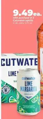 Hy-Vee Cutwater Lime Margarita offer