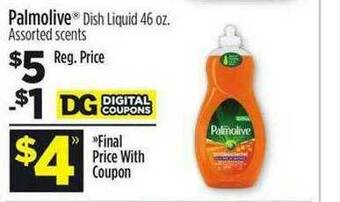 Dollar General Palmolive Dish Liquid offer