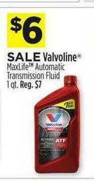 Dollar General Valvoline Maxlife offer