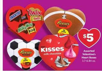 Family Dollar Assorted Valentine's Heart Boxes offer