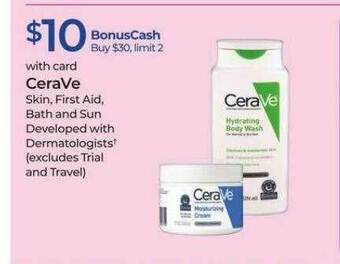 Rite Aid Cerave Skin First Aid Bath And Sun Developed With Dermatologists offer