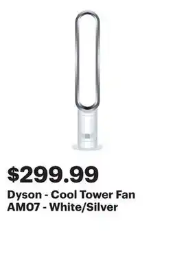 Best Buy Dyson - Cool Tower Fan AM07 - White/Silver offer