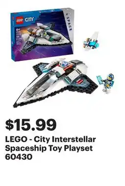 Best Buy LEGO - City Interstellar Spaceship Toy Playset 60430 offer