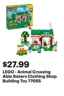 Best Buy LEGO - Animal Crossing Able Sisters Clothing Shop Building Toy 77055 offer