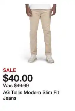 Marshalls AG Tellis Modern Slim Fit Jeans offer