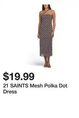Marshalls 21 SAINTS Mesh Polka Dot Dress offer