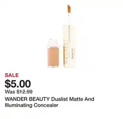 Marshalls WANDER BEAUTY Dualist Matte And Illuminating Concealer offer