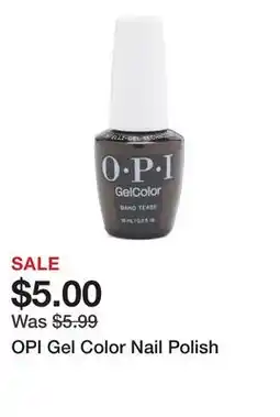 Marshalls OPI Gel Color Nail Polish offer