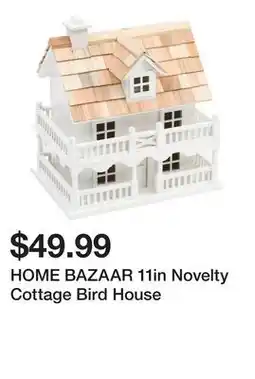 Marshalls HOME BAZAAR 11in Novelty Cottage Bird House offer