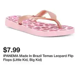 Marshalls IPANEMA Made In Brazil Temas Leopard Flip Flops (Little Kid, Big Kid) offer