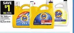 Dollar General Tide Simply Liquid Laundry Detergent offer