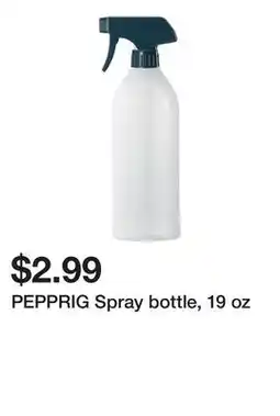 Ikea PEPPRIG Spray bottle, 19 oz offer