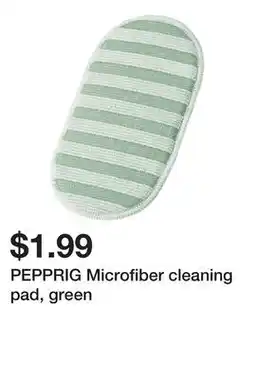 Ikea PEPPRIG Microfiber cleaning pad, green offer