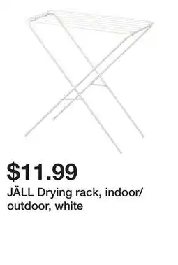 Ikea JÄLL Drying rack, indoor/outdoor, white offer