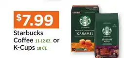 Heinen's Starbucks Coffee 11-12 OZ. or K-Cups 10 CT offer