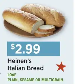 Heinen's Heinen's Italian Bread offer