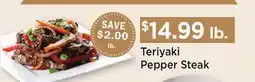 Heinen's Teriyaki Pepper Steak offer