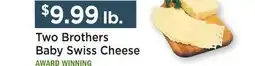 Heinen's Two Brothers Baby Swiss Cheese offer